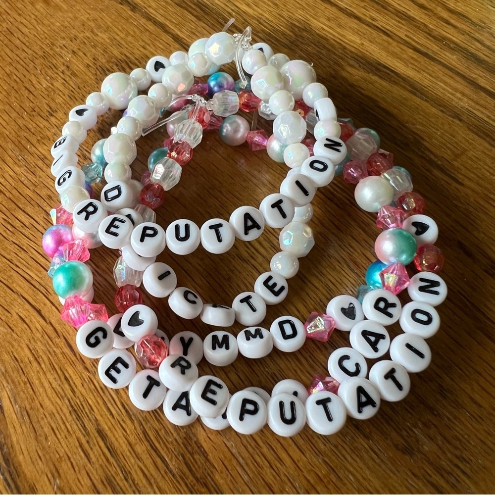 5 Taylor Swift Reputation Album Friendship Bracelets for ERAS Tour